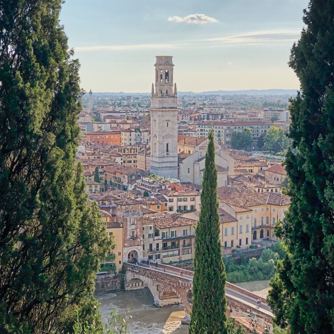 Vista su Verona da Castel San Pietro